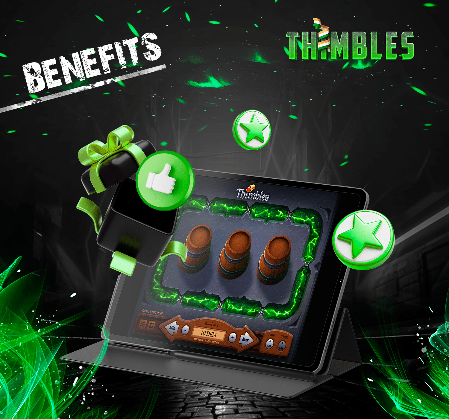 Advantages of the Demo version of Thimbles game