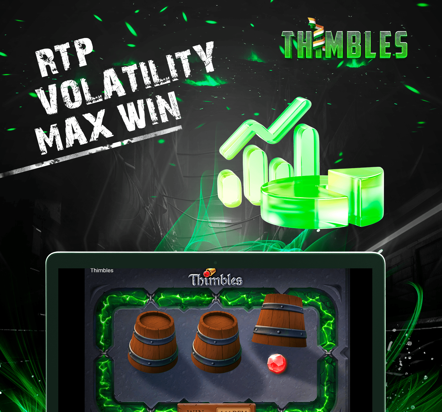 Check out the odds and winnings at Thimbles