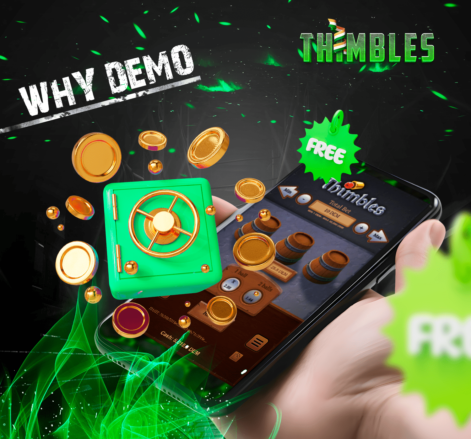 There are advantages to playing Thimbles demo